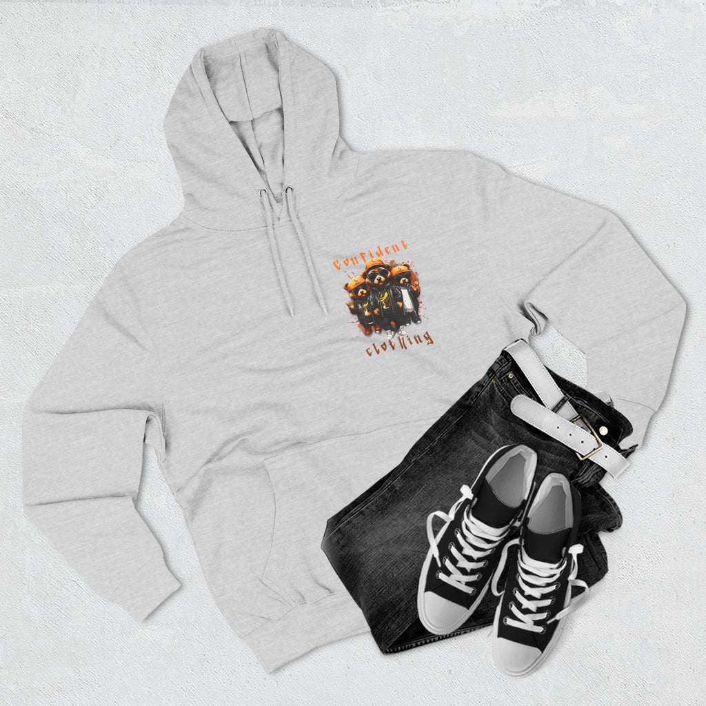 Confident Clothing Raccoon Crew Fleece Hoodie