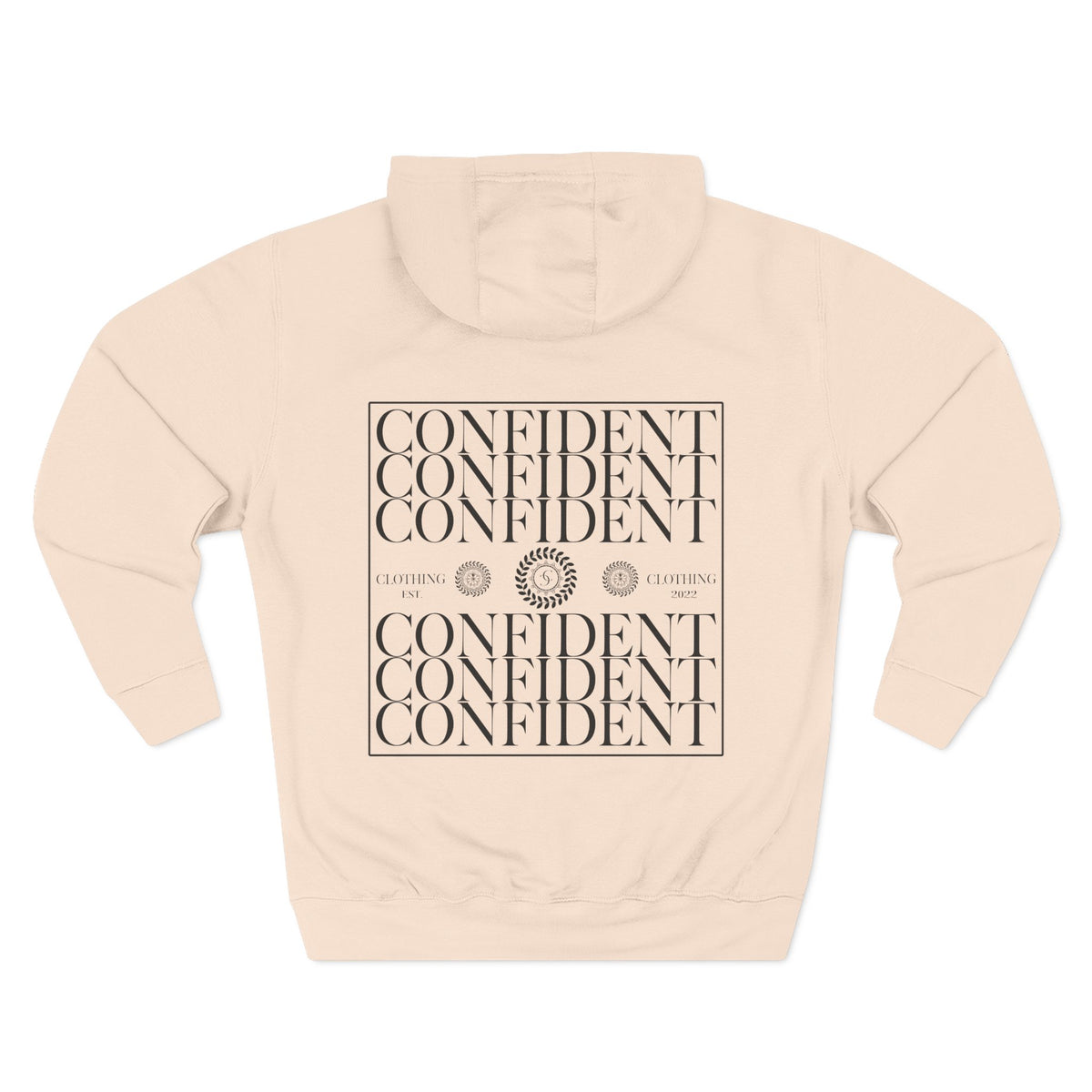 0.9 Confident Clothing Graphic Fleece Hoodie