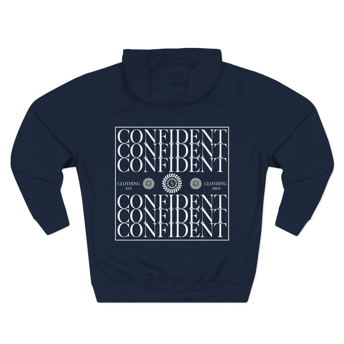 0.9 Confident Clothing Graphic Fleece Hoodie