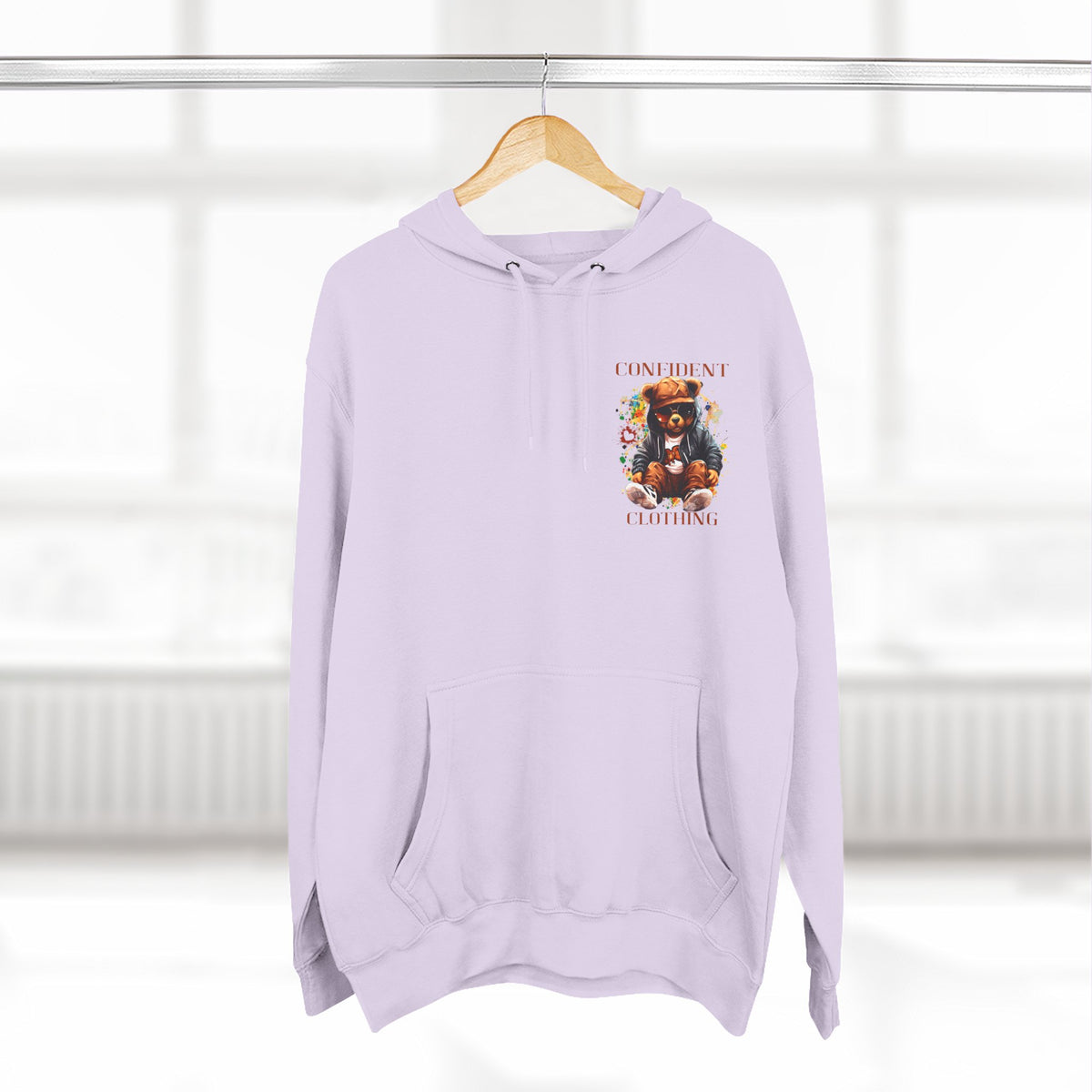 0.4 Confident Clothing Cool Bear Graphic Hoodie