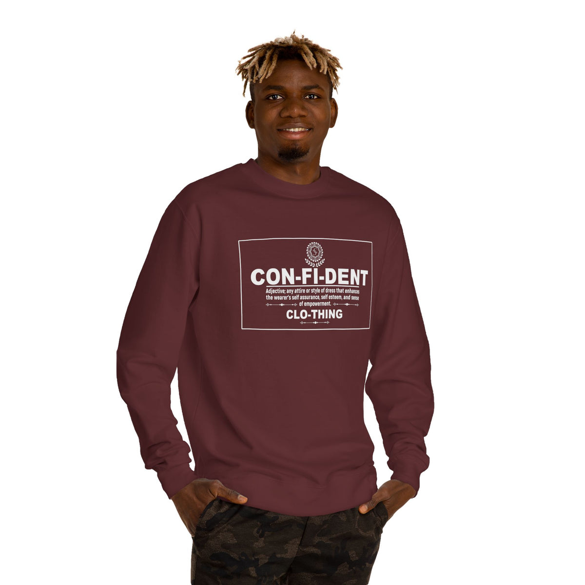 2.3 Confident Clothing Unisex Crew Neck Sweatshirt