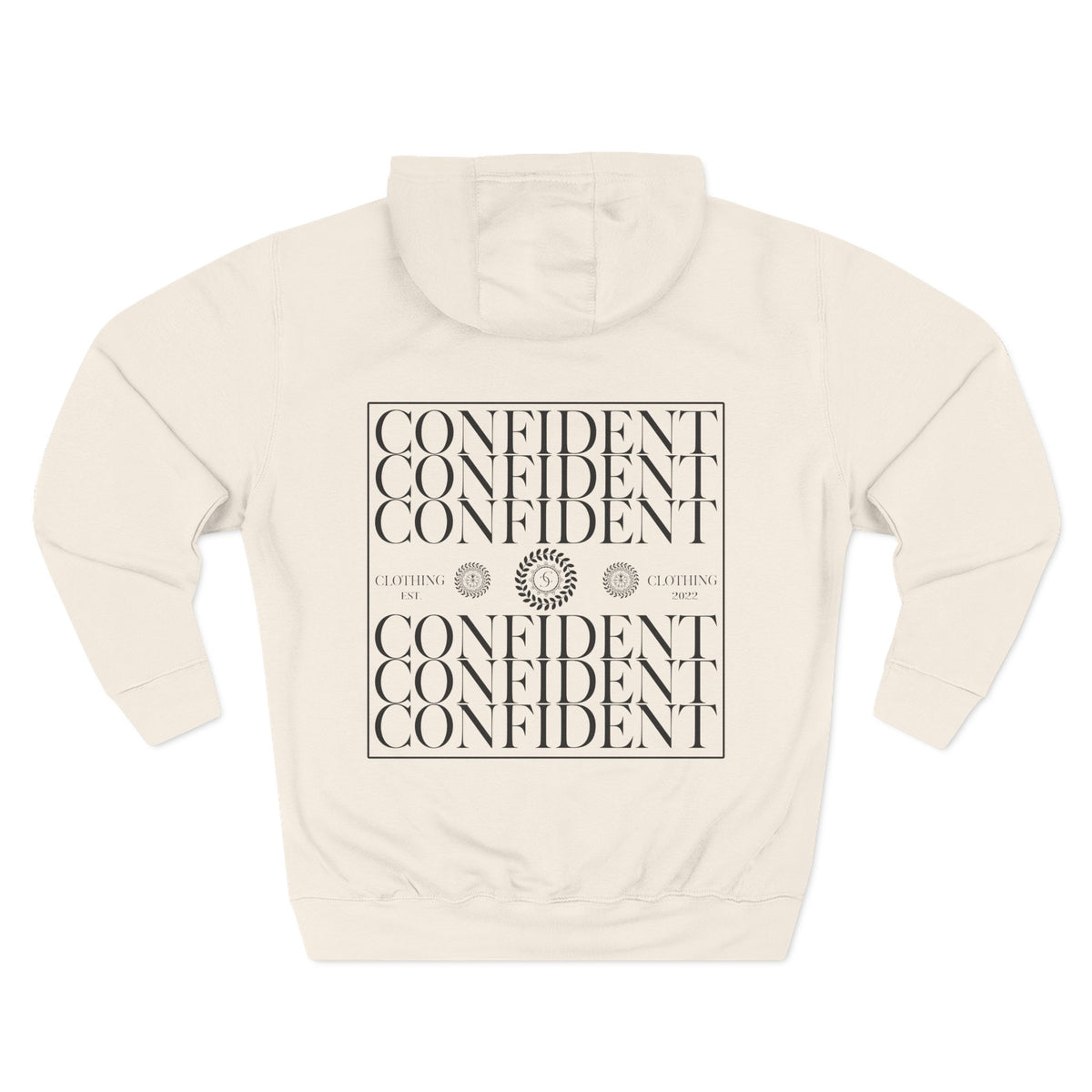 0.9 Confident Clothing Graphic Fleece Hoodie