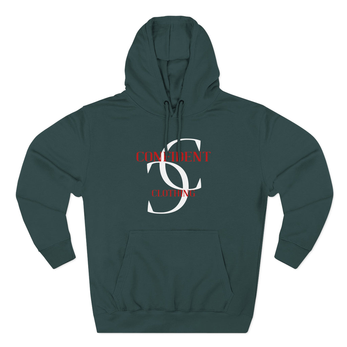 0.5 Confident Clothing Big Face Fleece Hoodie