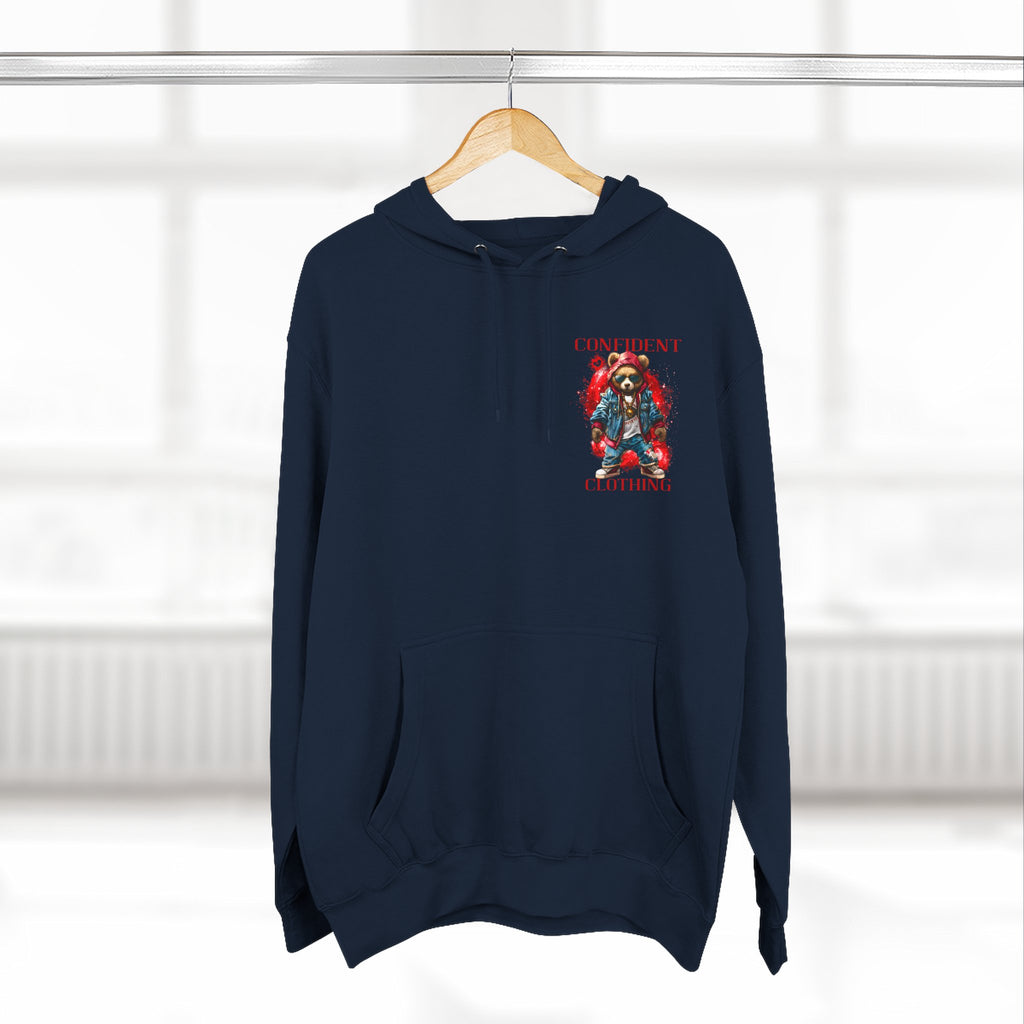 Confident Clothing Galaxy Bear Graphic Hoodie