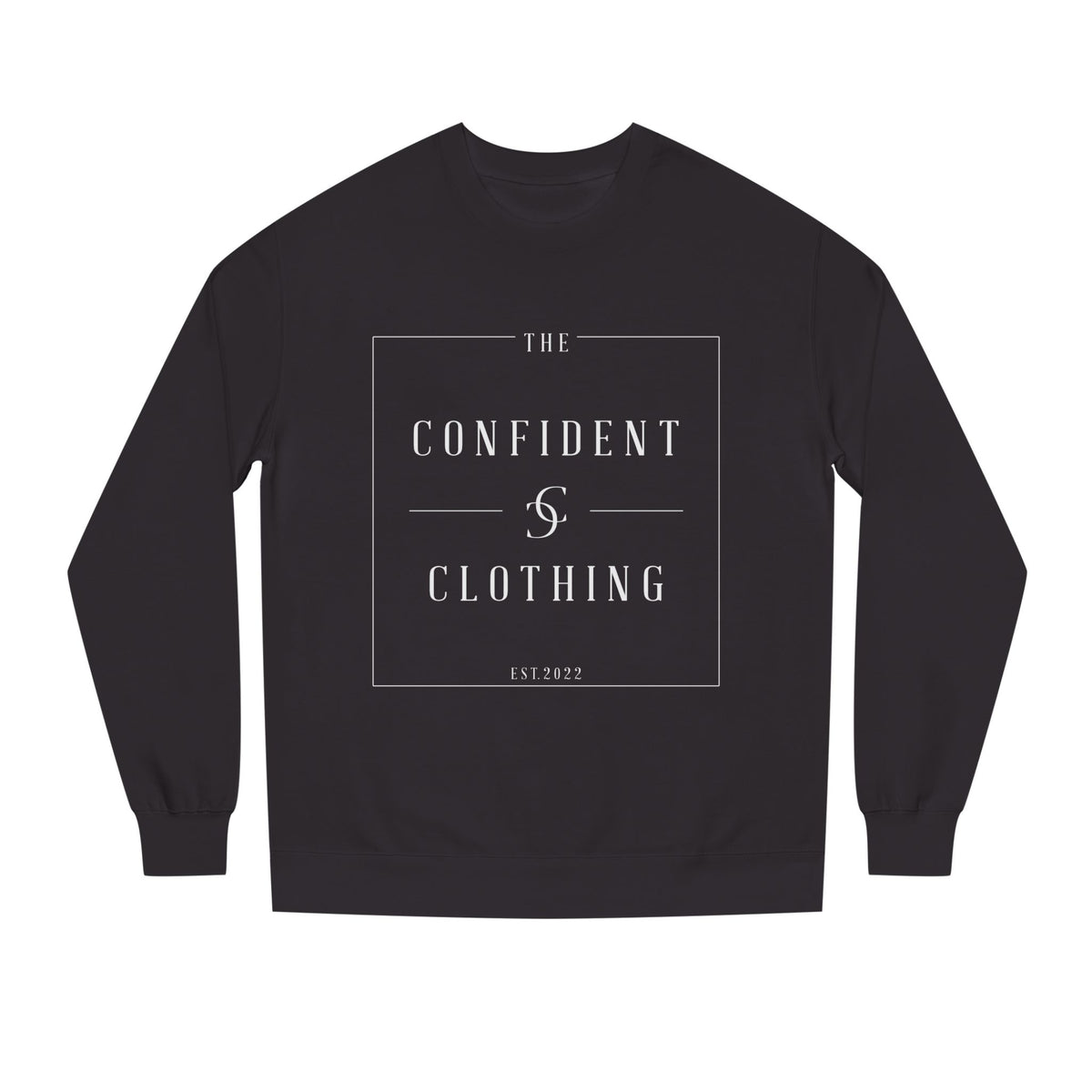 0.4 Confident Clothing Unisex Crew Neck Sweatshirt