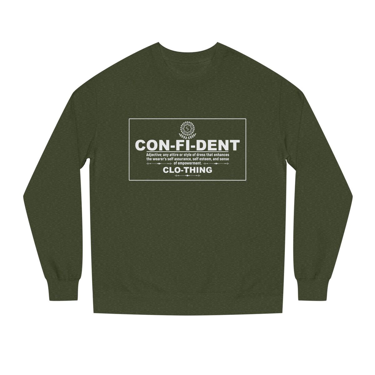 2.3 Confident Clothing Unisex Crew Neck Sweatshirt