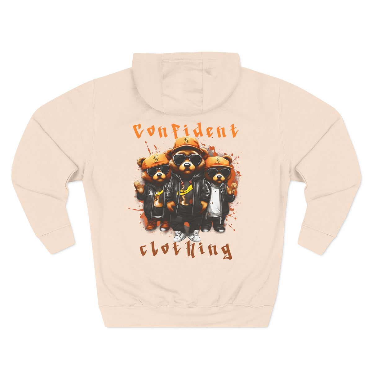 Confident Clothing Raccoon Crew Fleece Hoodie