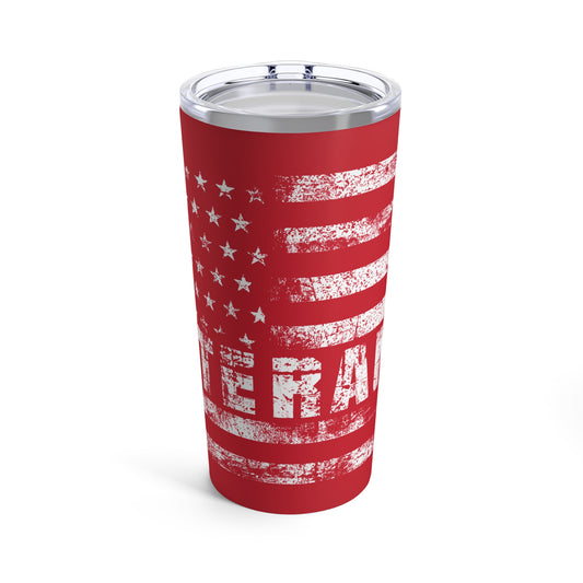 Veteran Tumbler 20oz (red)