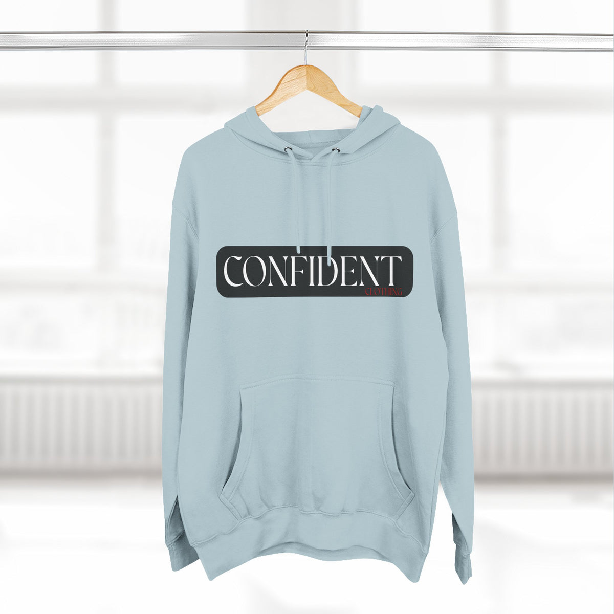 0.7 CONFIDENT CLOTHING Motivational Hoodie