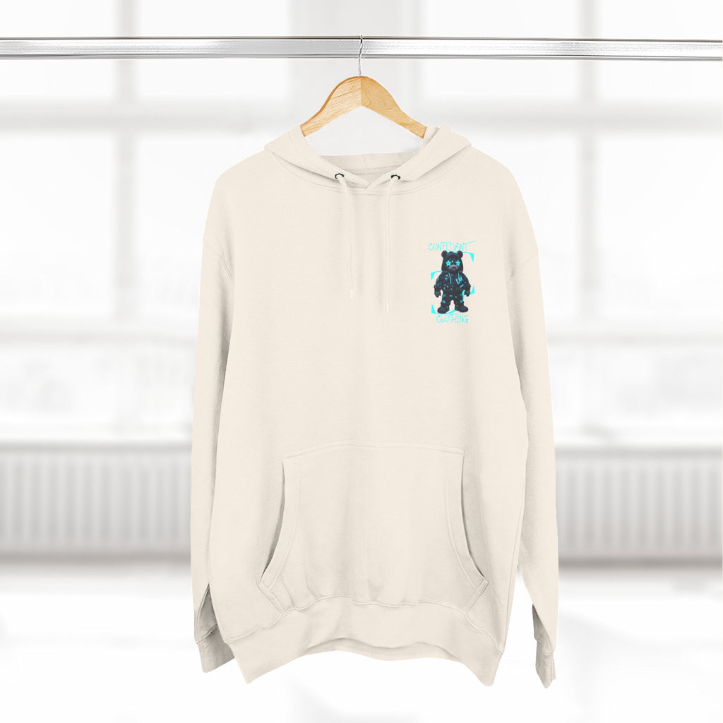 0.12 Confident Clothing Superstar Bear Graphic Fleece Hoodie
