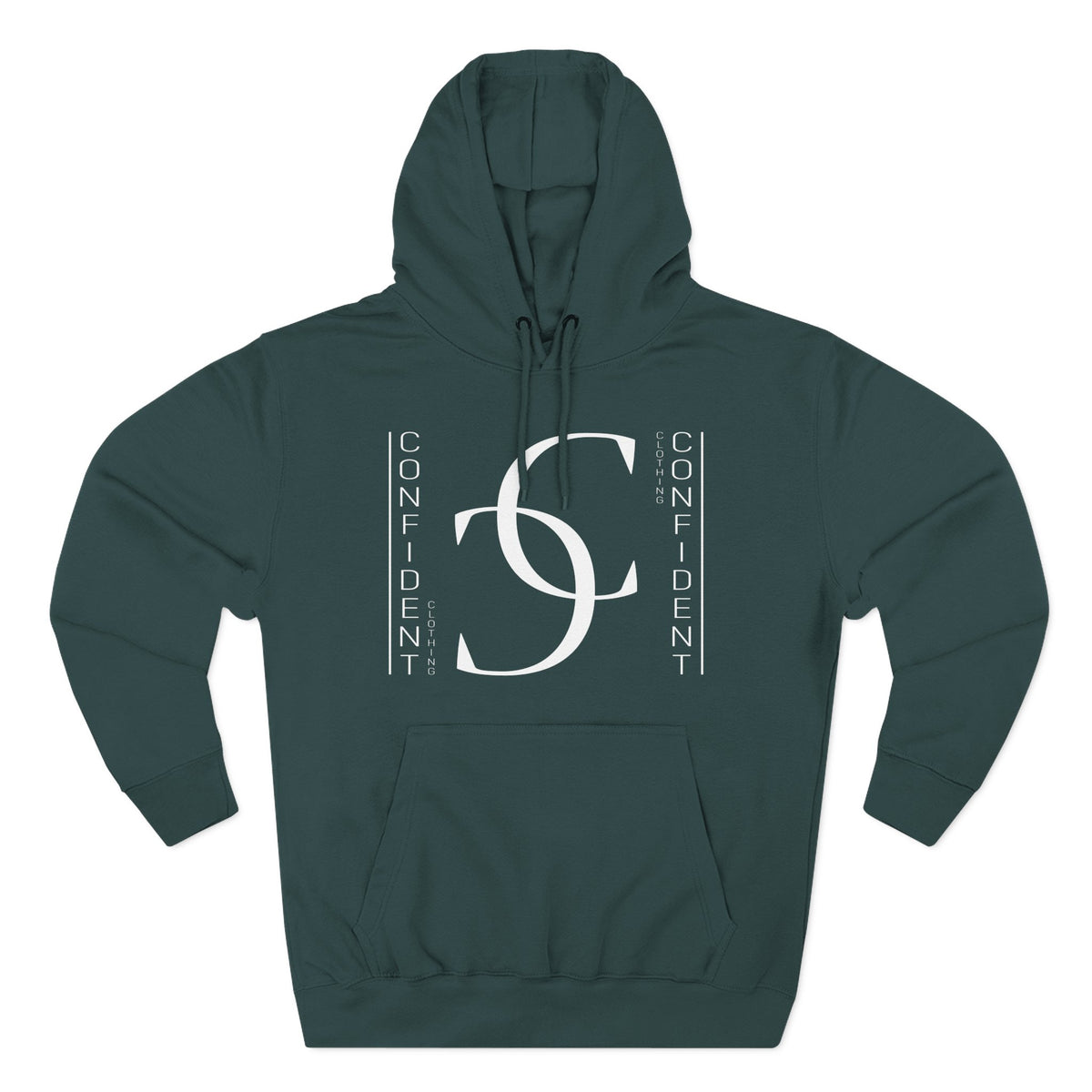 1.2 Confident Clothing Casual Graphic Fleece Hoodie