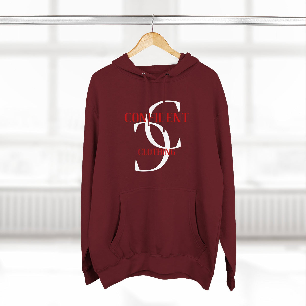 0.5 Confident Clothing Big Face Fleece Hoodie