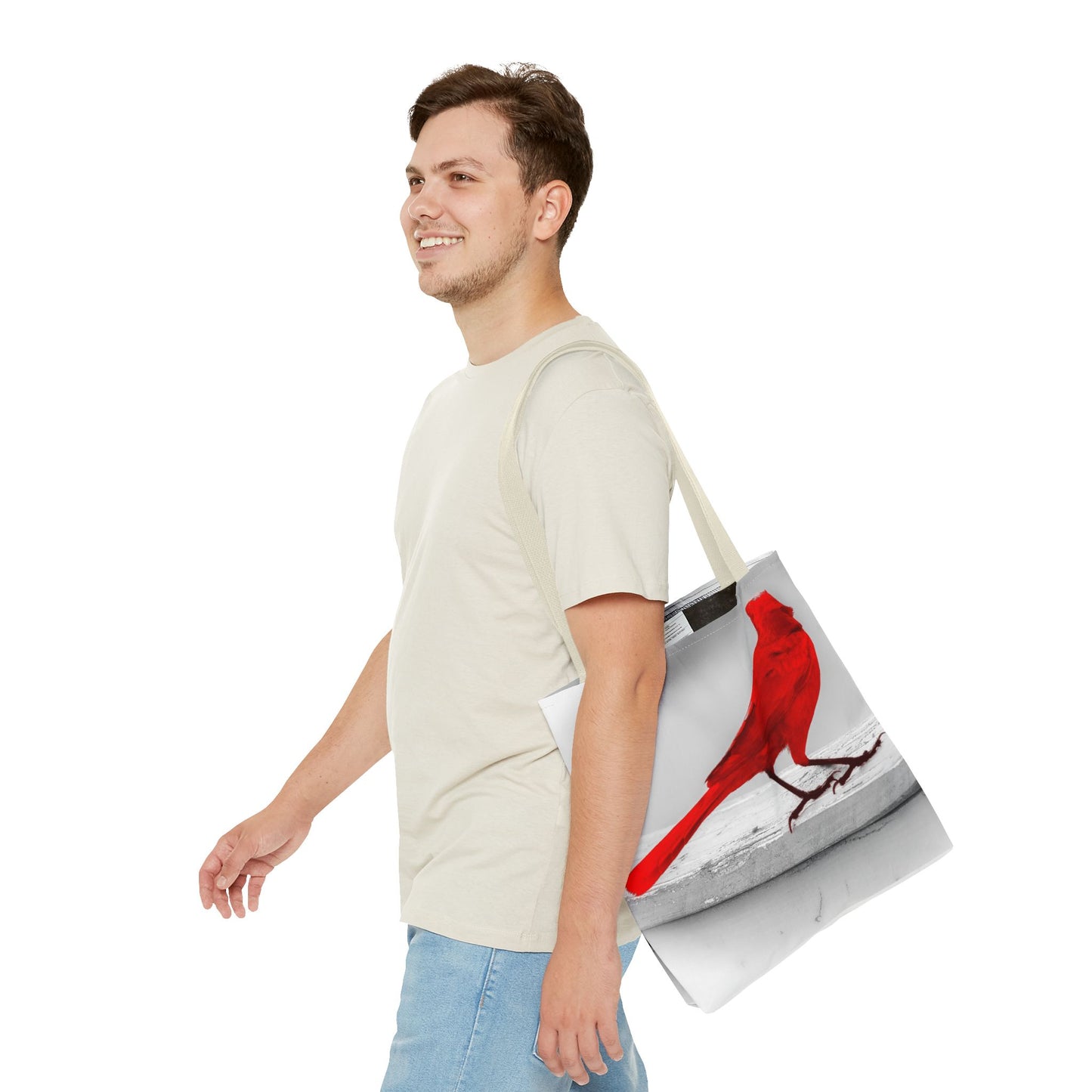 Red Bird Tote Bag