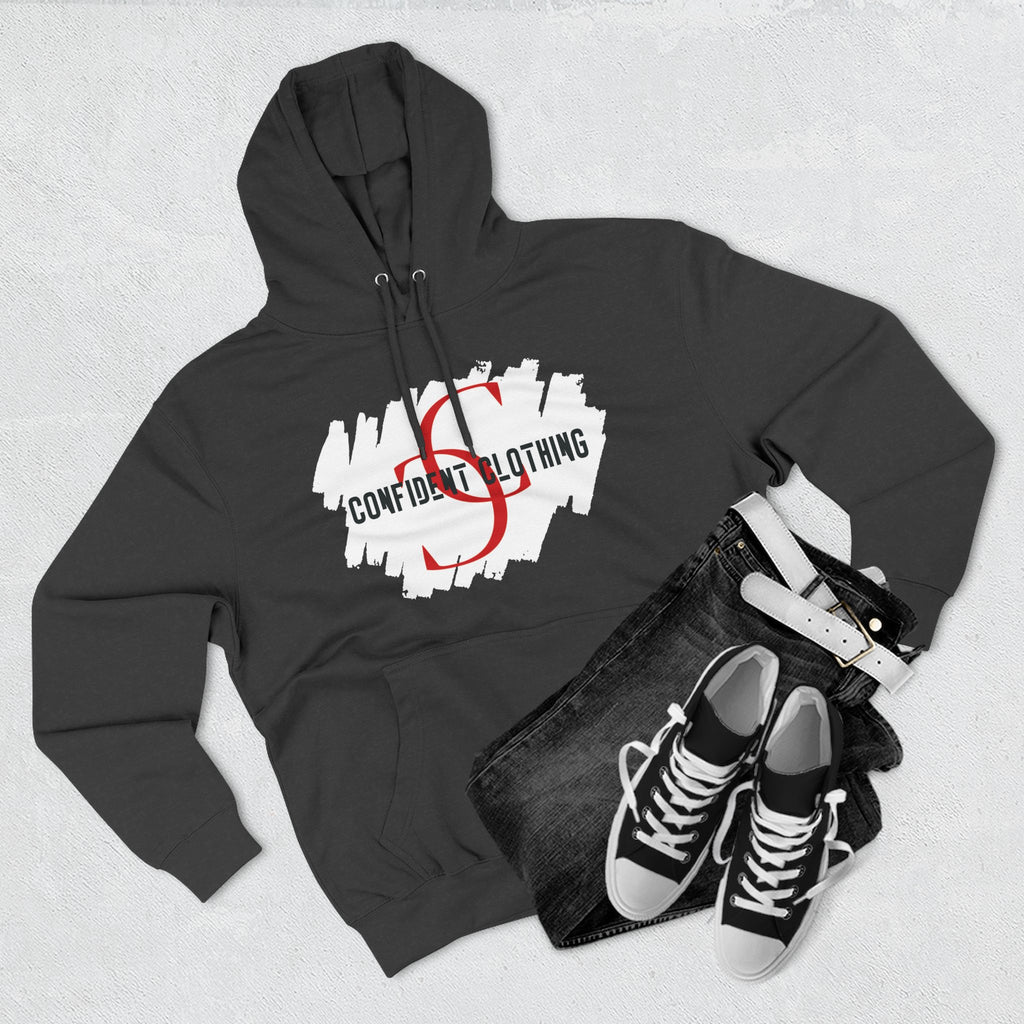 1.8 Confident Clothing Logo Fleece Hoodie