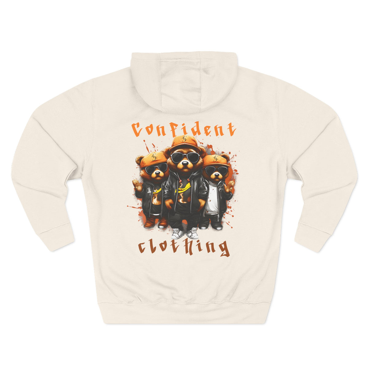 Confident Clothing Raccoon Crew Fleece Hoodie
