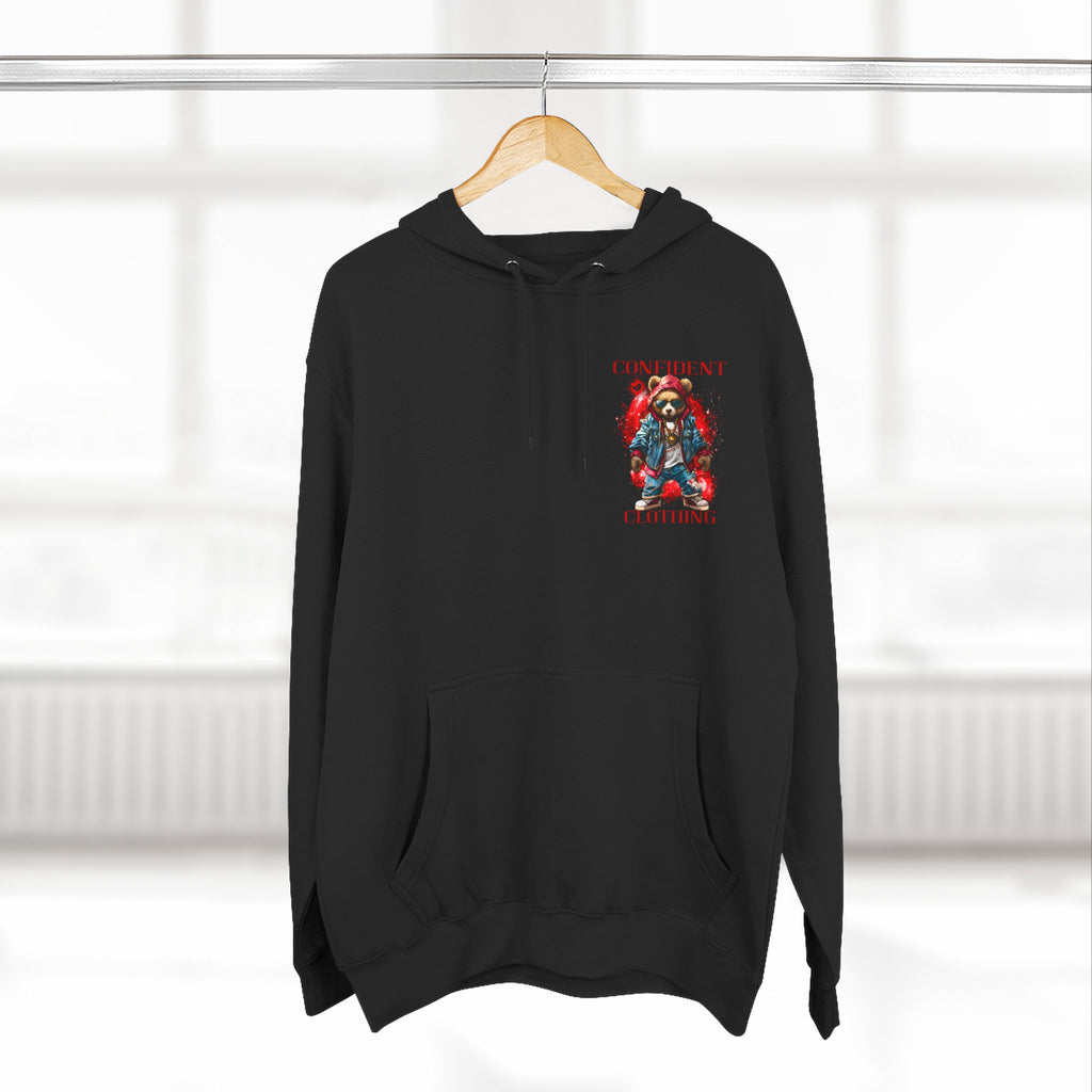 Confident Clothing Galaxy Bear Graphic Hoodie