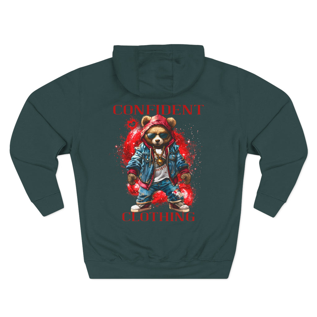 Confident Clothing Galaxy Bear Graphic Hoodie