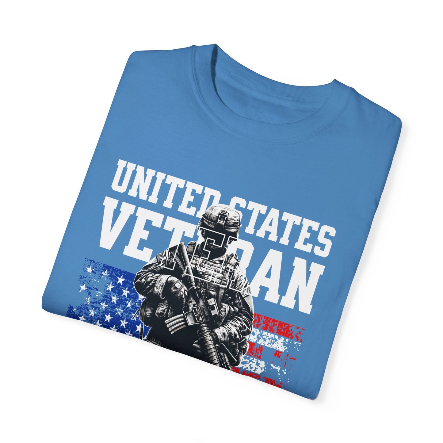 United States Veteran Unisex Garment-Dyed T-shirt