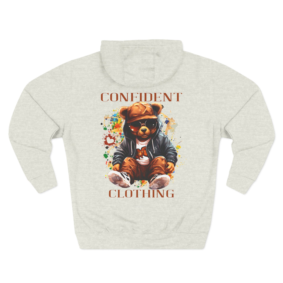 0.4 Confident Clothing Cool Bear Graphic Hoodie
