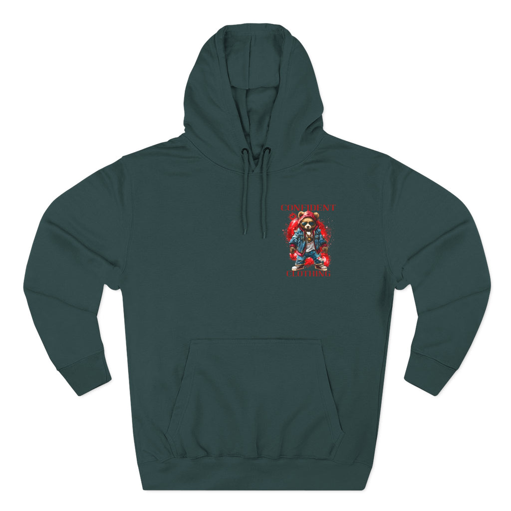 Confident Clothing Galaxy Bear Graphic Hoodie