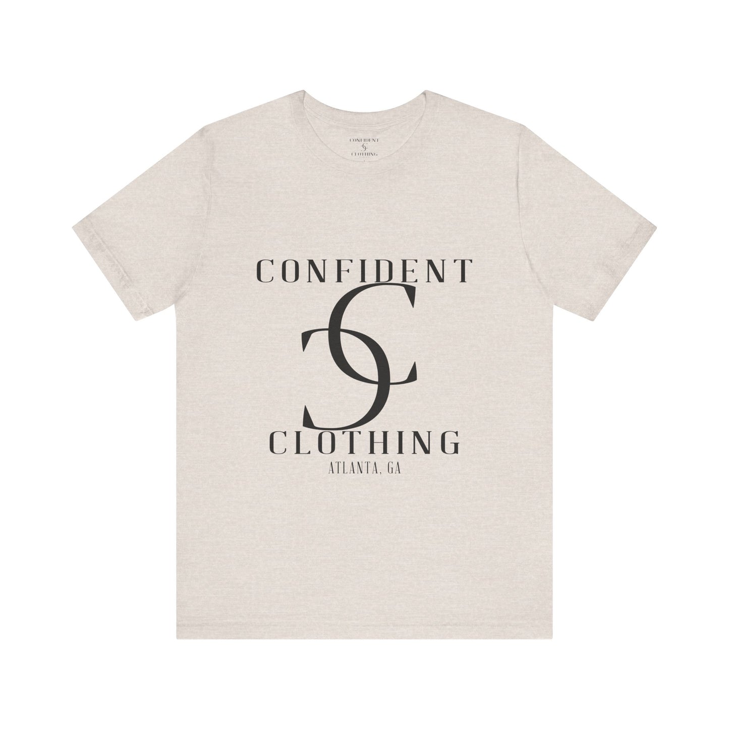 cc (Unisex) Confident Clothing Luxury Jersey Short Sleeve Tee (mustard)
