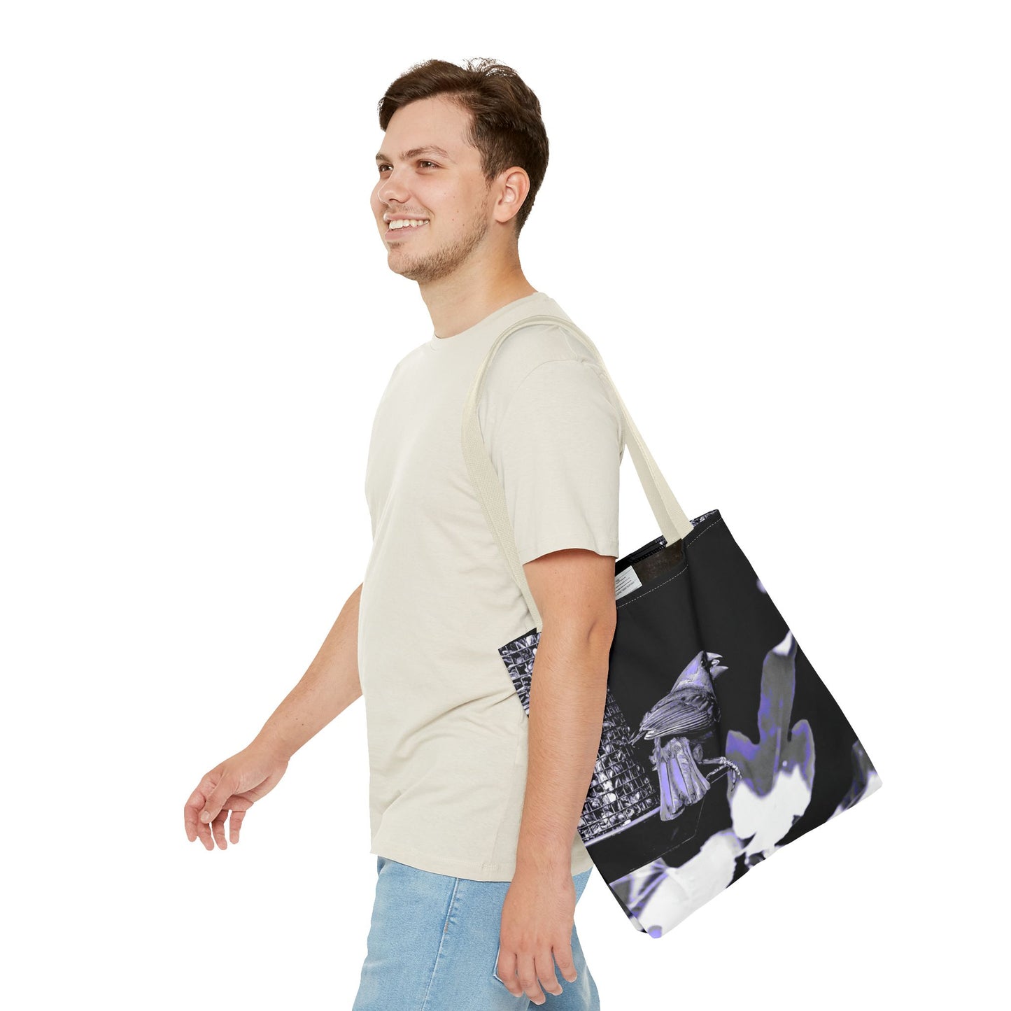 Sunflower seed Bird Tote Bag