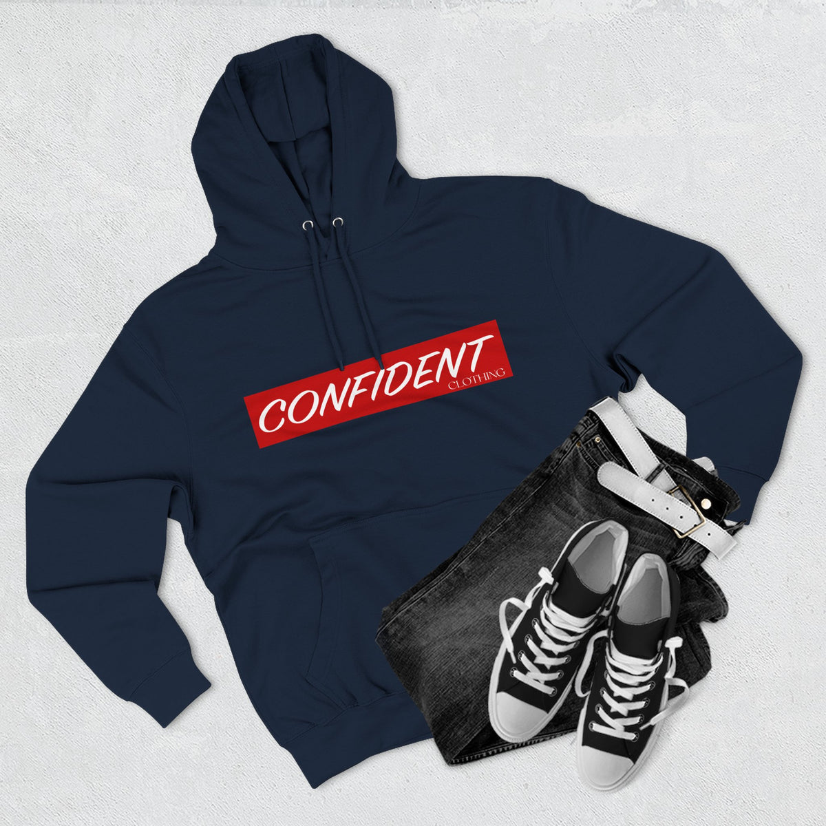 0.7 CONFIDENT CLOTHING Motivational Hoodie