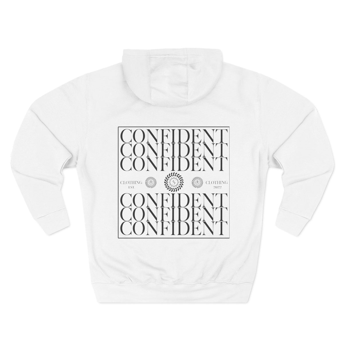 0.9 Confident Clothing Graphic Fleece Hoodie