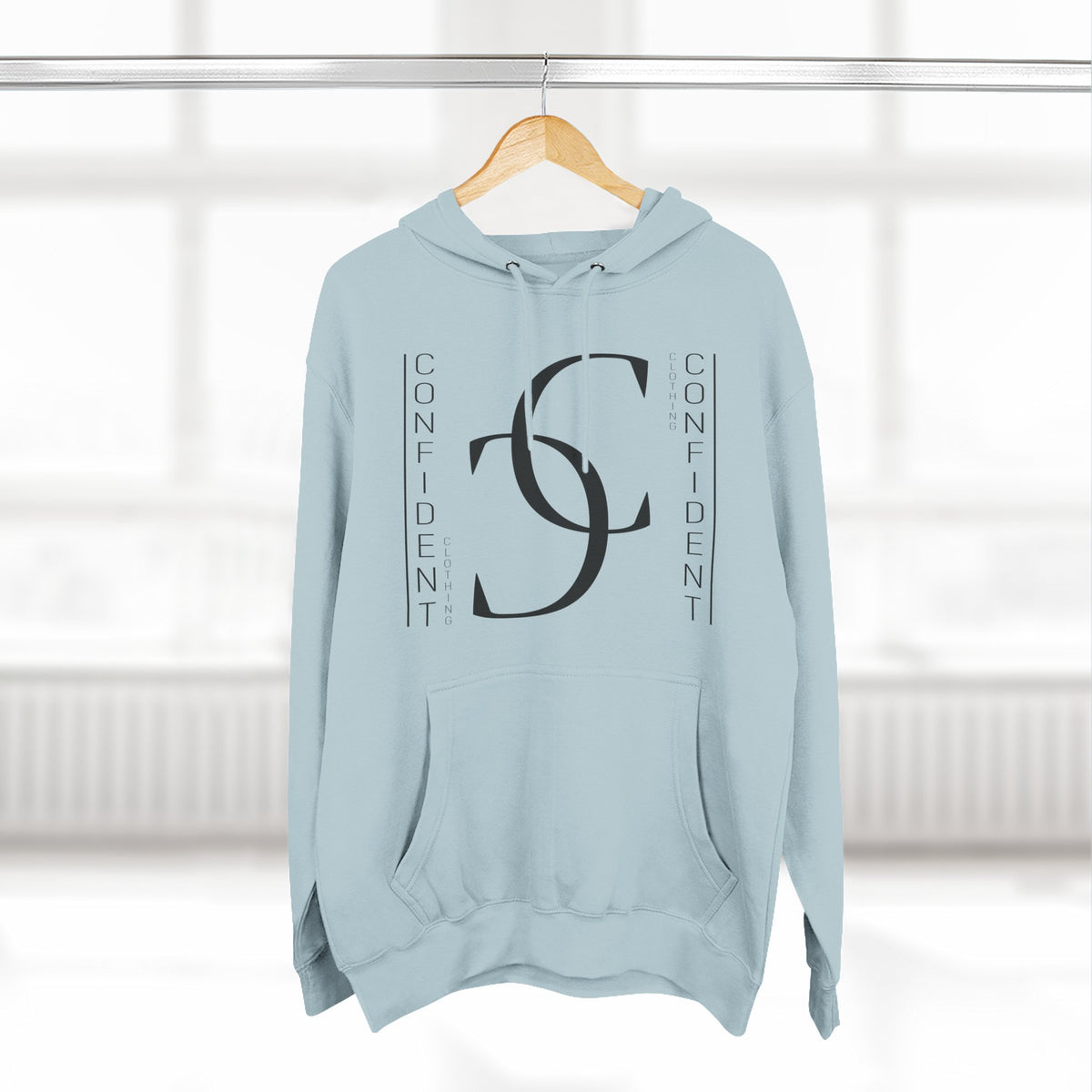 1.2 Confident Clothing Casual Graphic Fleece Hoodie