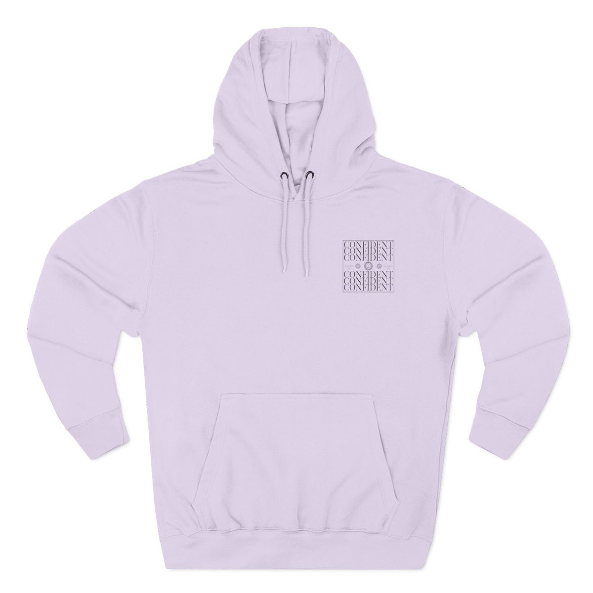 0.9 Confident Clothing Graphic Fleece Hoodie