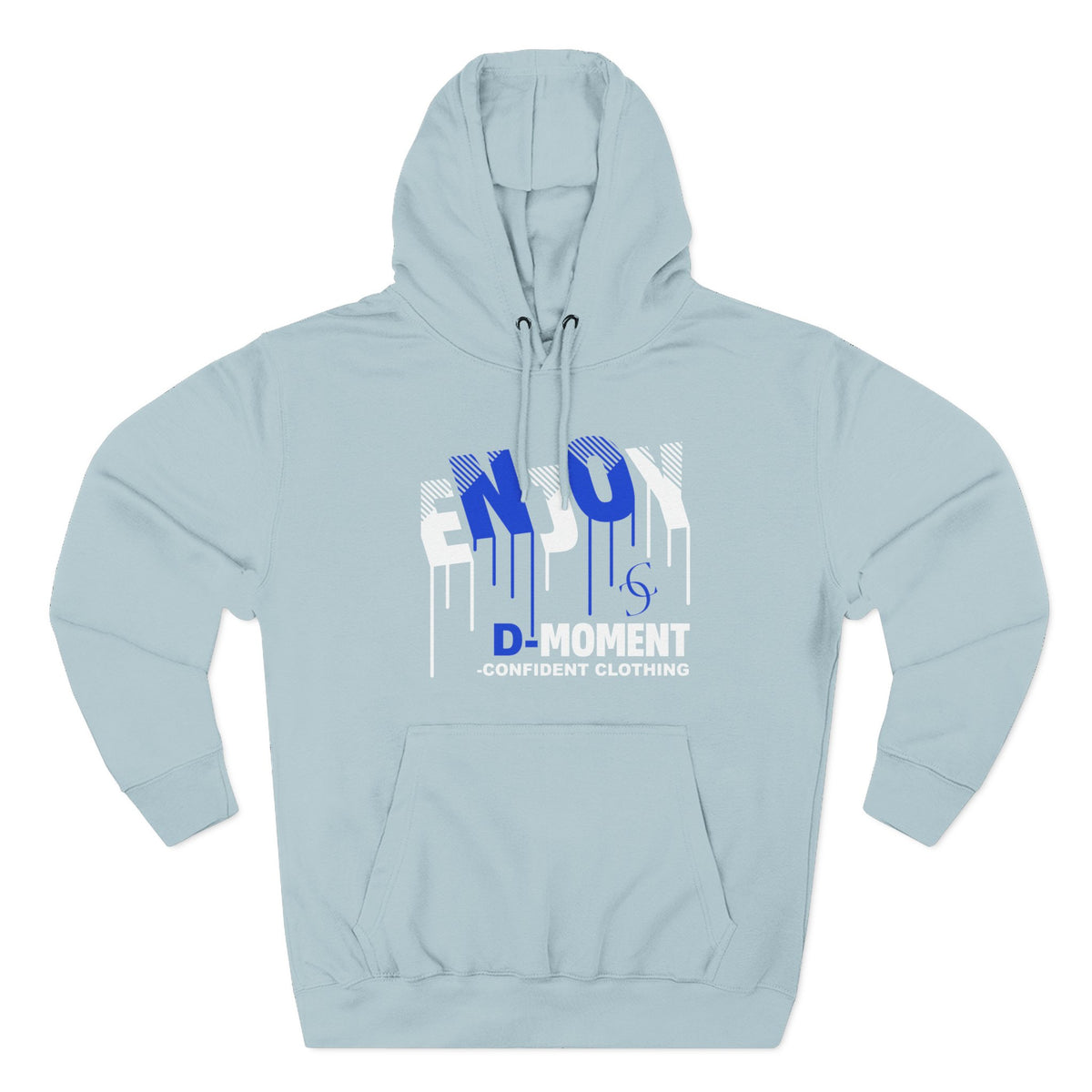 1.0 Confident Clothing Enjoy D Moment Drip Graphic Fleece Hoodie