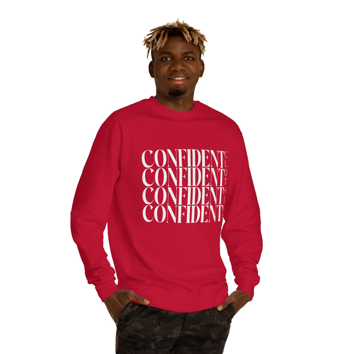 2.2 Confident Clothing Unisex Crew Neck Sweatshirt