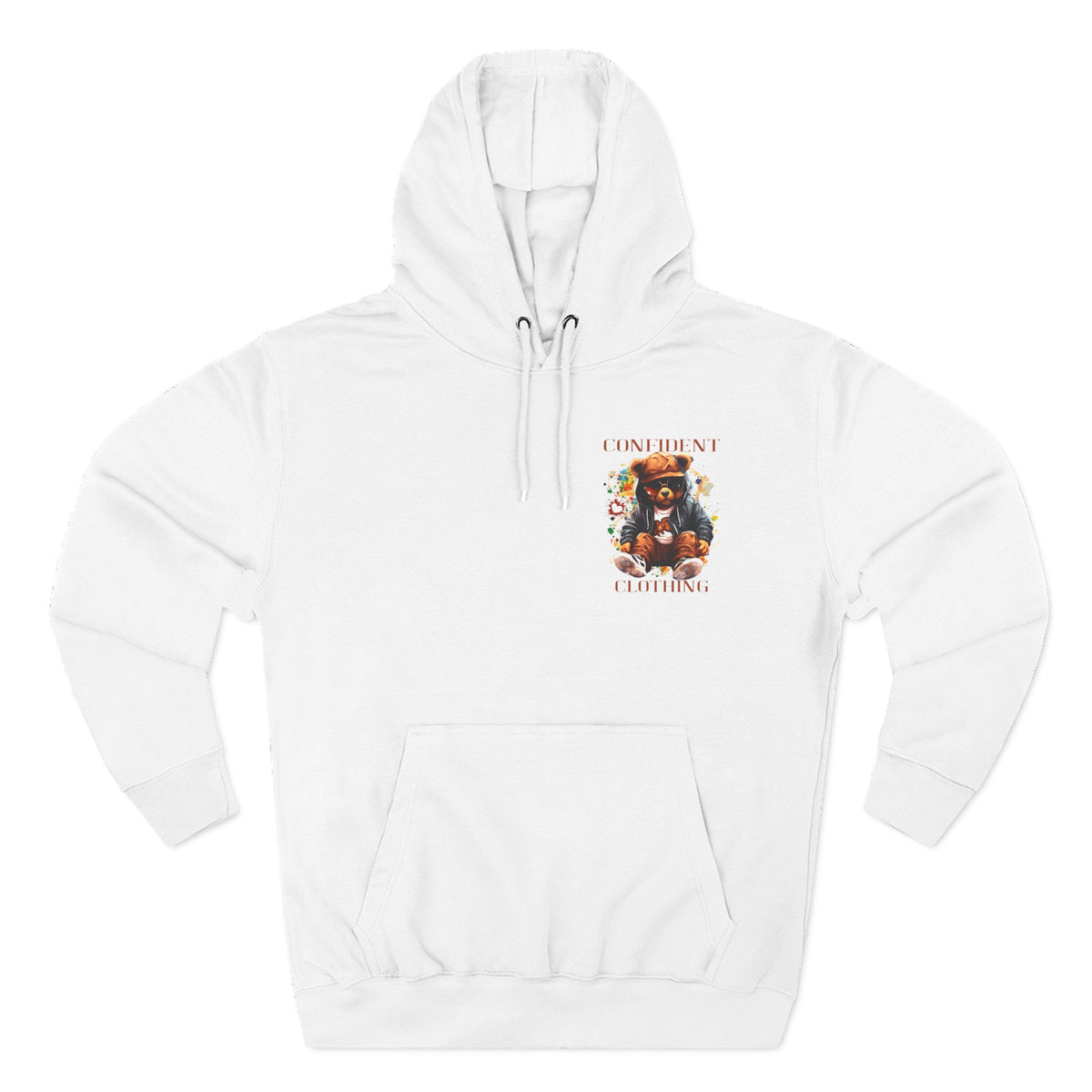 0.4 Confident Clothing Cool Bear Graphic Hoodie