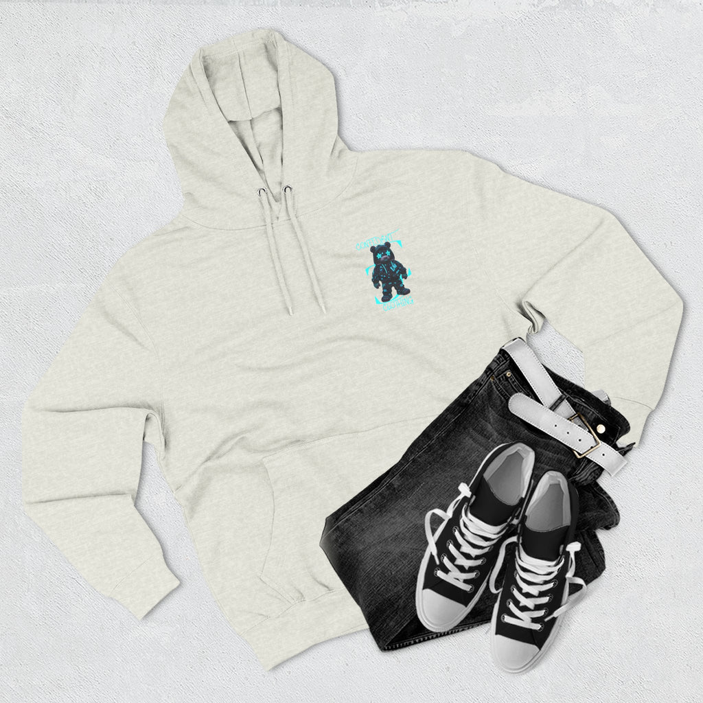 0.12 Confident Clothing Superstar Bear Graphic Fleece Hoodie