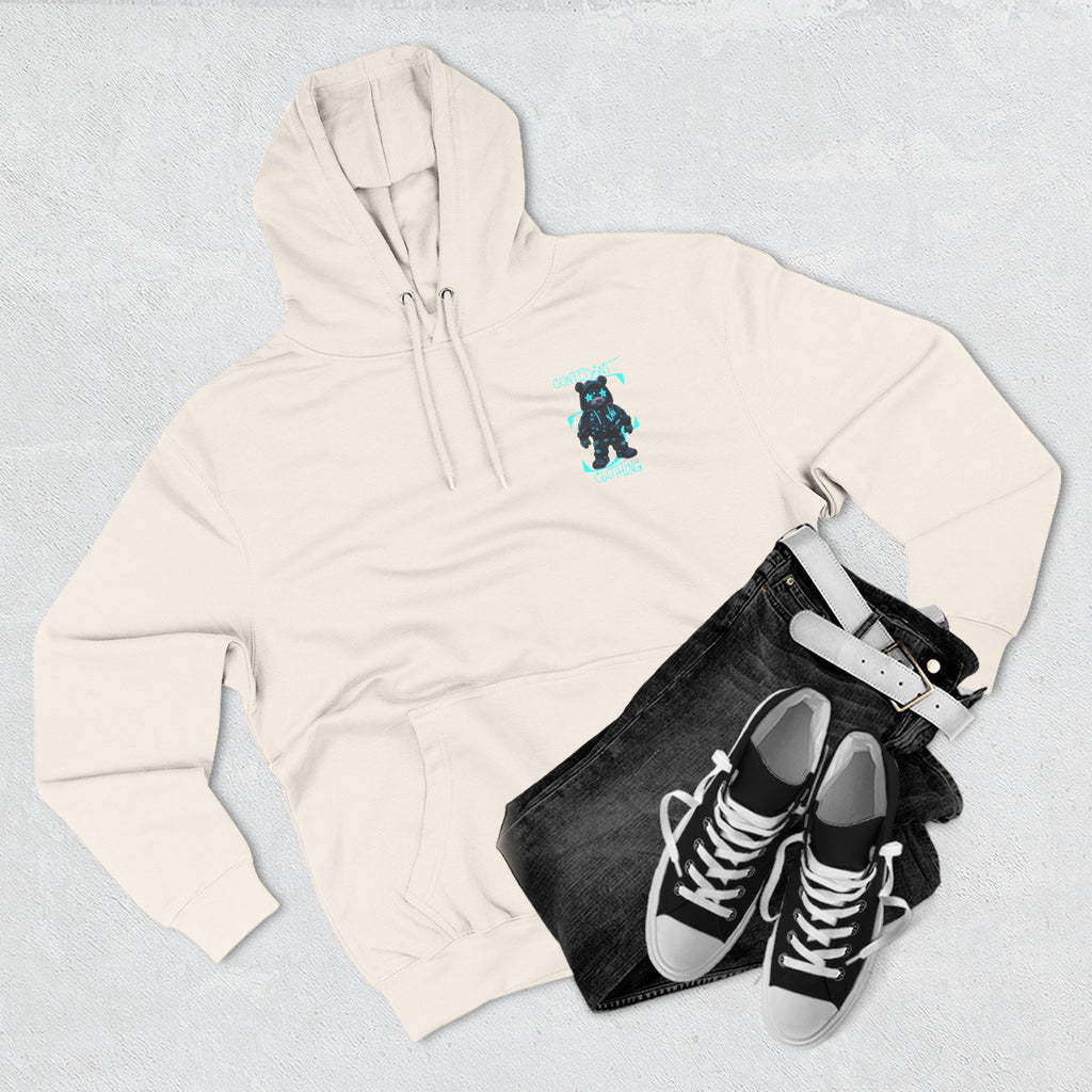 0.12 Confident Clothing Superstar Bear Graphic Fleece Hoodie