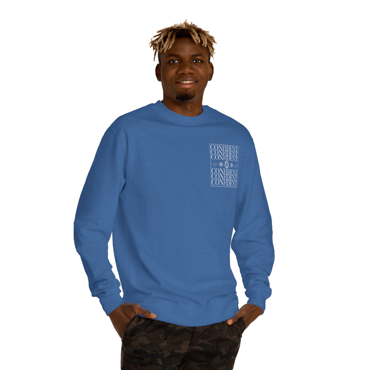 0.5 Confident Clothing Unisex Crew Neck Sweatshirt