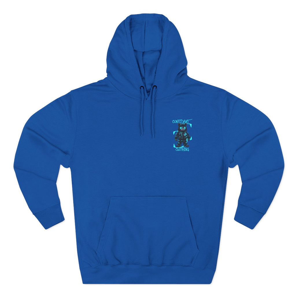 0.12 Confident Clothing Superstar Bear Graphic Fleece Hoodie