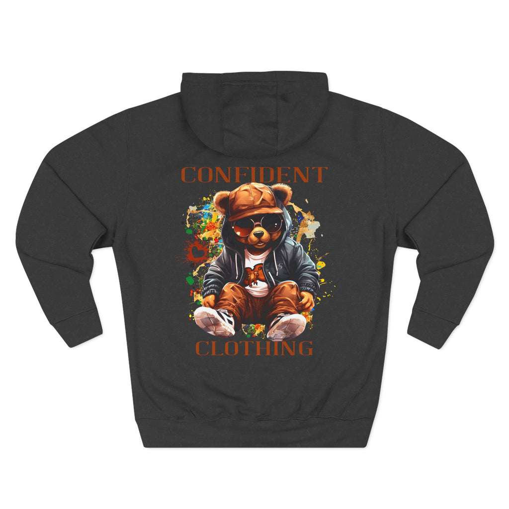 0.4 Confident Clothing Cool Bear Graphic Hoodie