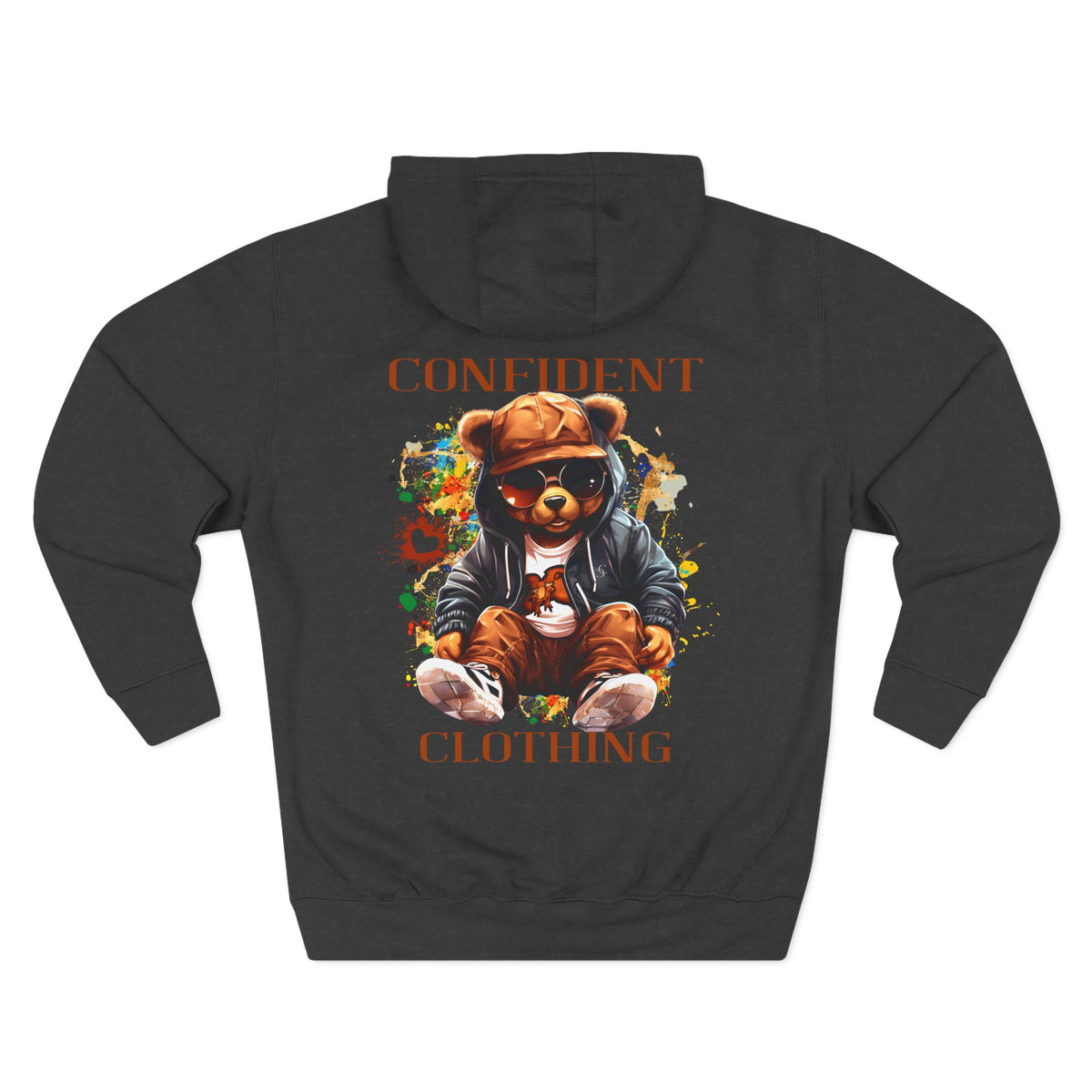 0.4 Confident Clothing Cool Bear Graphic Hoodie