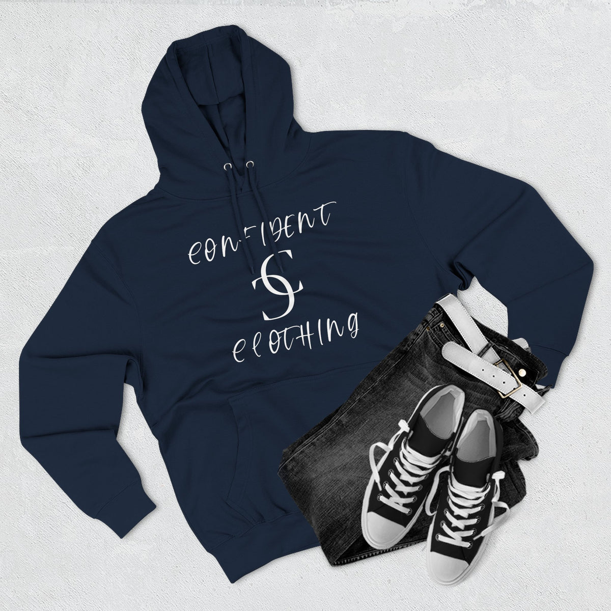 0.4 Confident Slaying Inspirational Fleece Hoodie