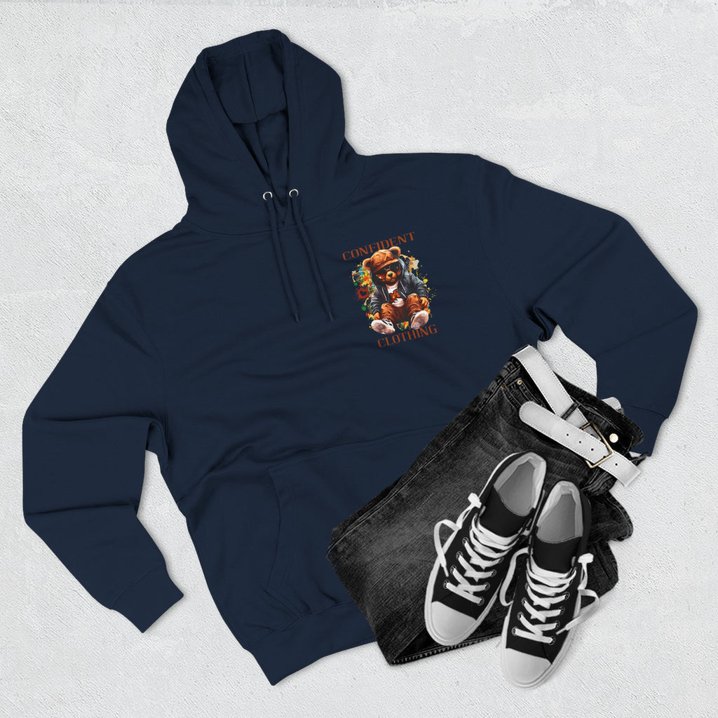 0.4 Confident Clothing Cool Bear Graphic Hoodie
