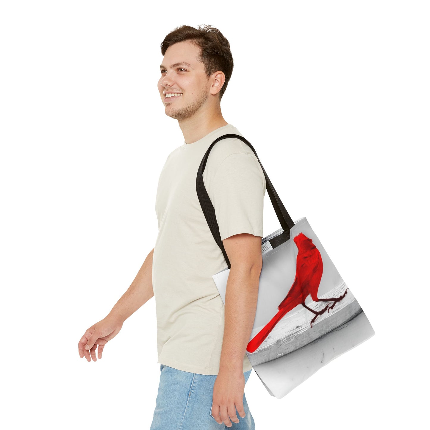 Red Bird Tote Bag