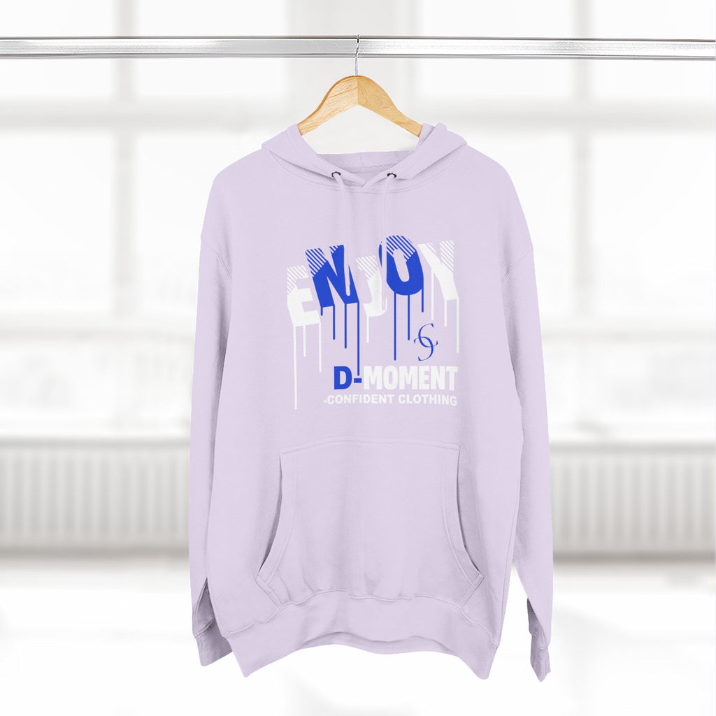 1.0 Confident Clothing Enjoy D Moment Drip Graphic Fleece Hoodie