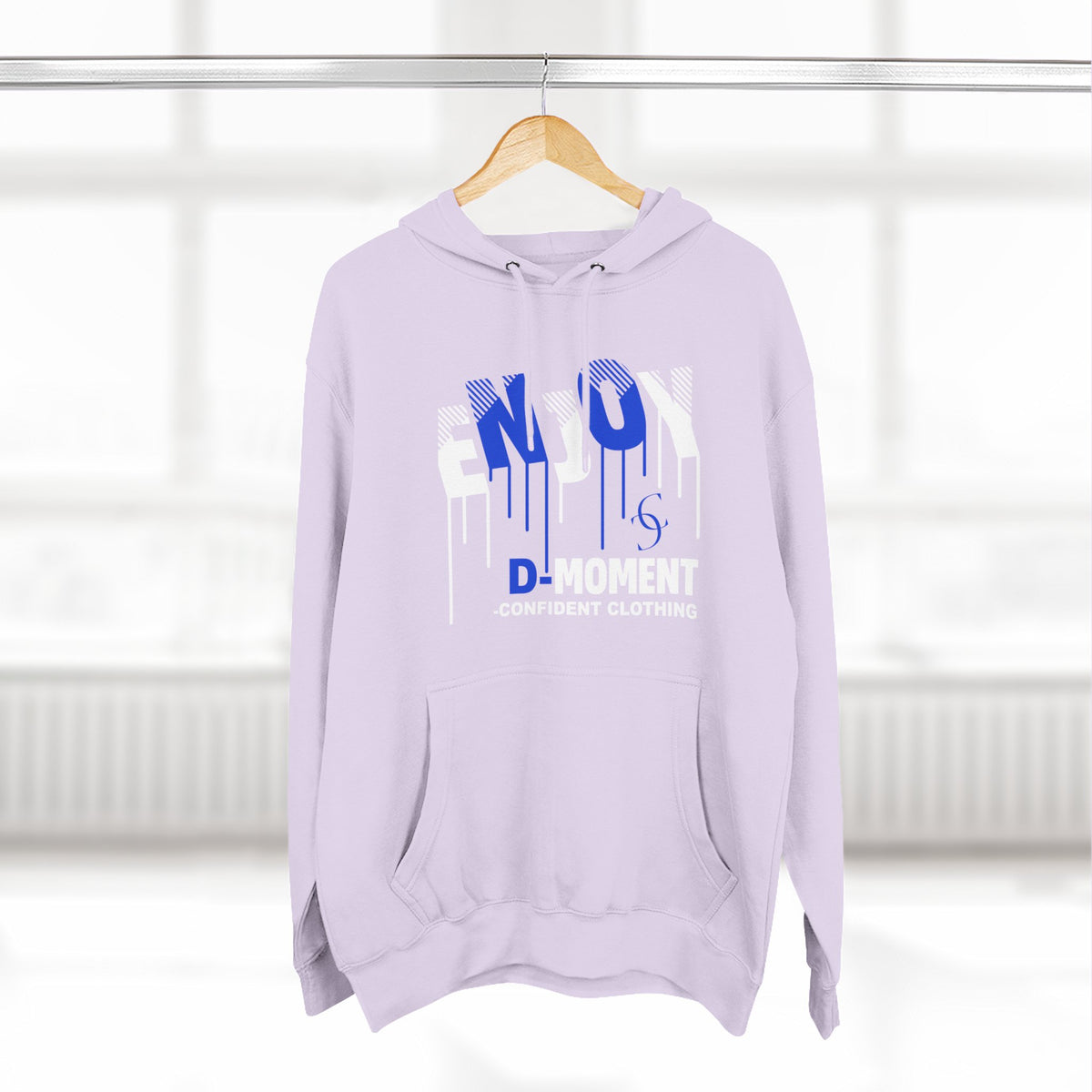 1.0 Confident Clothing Enjoy D Moment Drip Graphic Fleece Hoodie