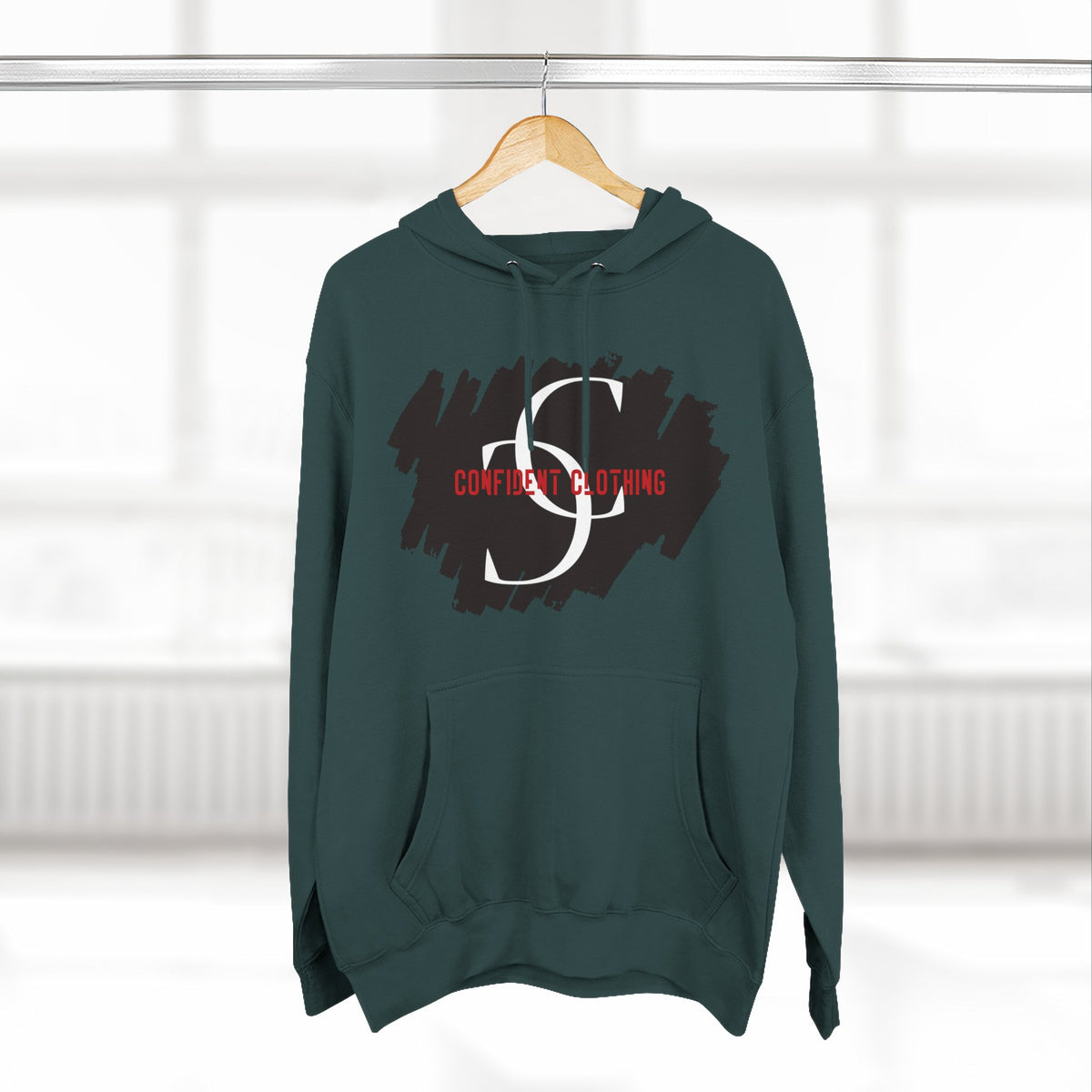 1.9 Confidence Clothing Graphic Fleece Hoodie