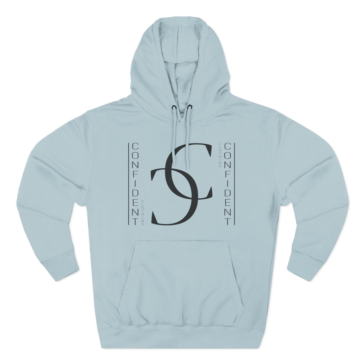 1.2 Confident Clothing Casual Graphic Fleece Hoodie