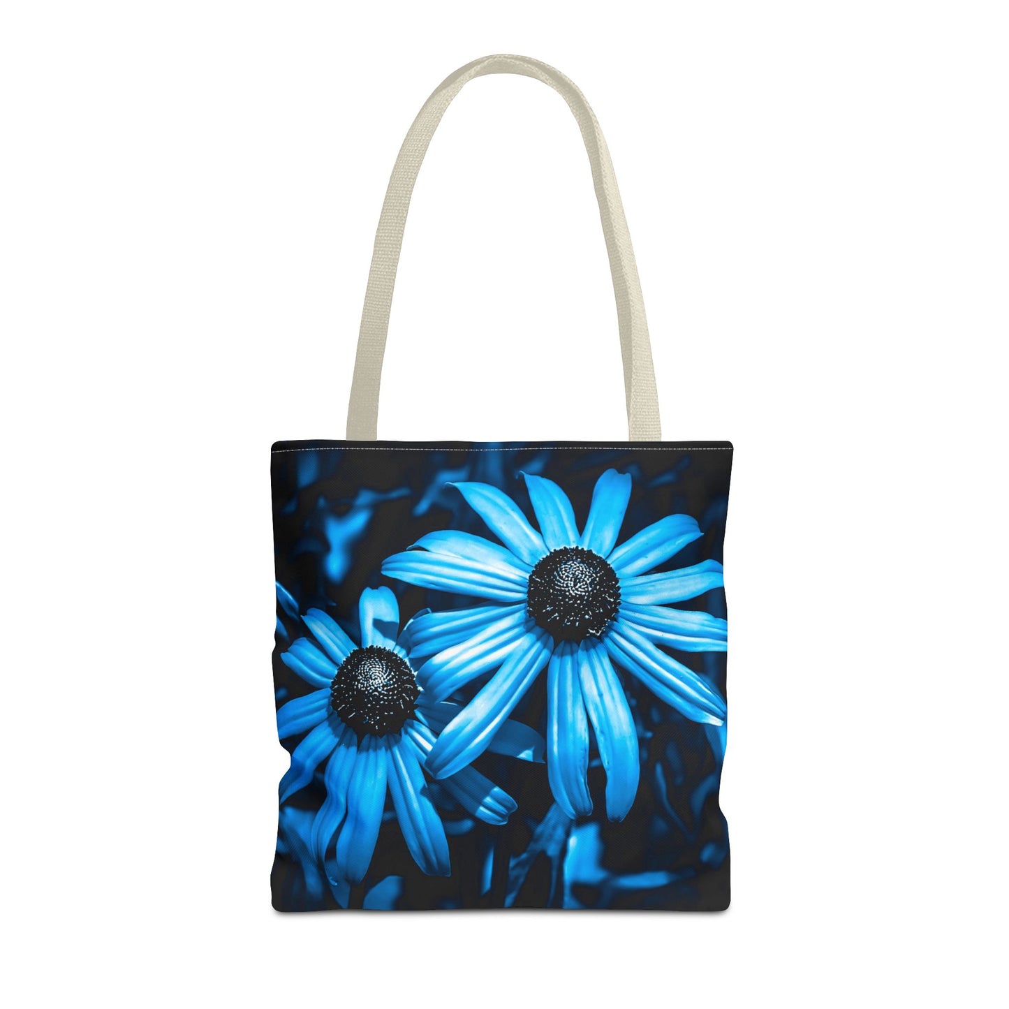 Turquoise Sunflower Tote Bag