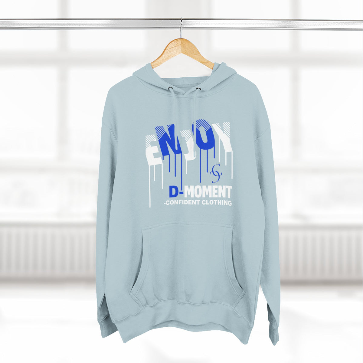 1.0 Confident Clothing Enjoy D Moment Drip Graphic Fleece Hoodie