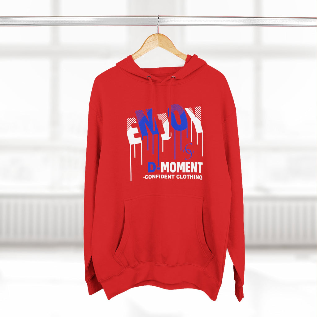 1.0 Confident Clothing Enjoy D Moment Drip Graphic Fleece Hoodie