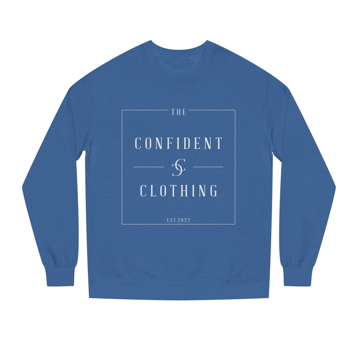 0.4 Confident Clothing Unisex Crew Neck Sweatshirt